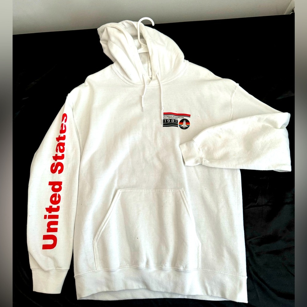 White NASA hoodie
